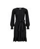 Women's Organic Long Sleeve Flounce Edge Cable Sweater Dress