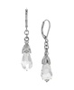 Faceted Crystal Drop Earrings