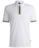 Men's Contrast Tipping Interlock-Cotton Polo Shirt
