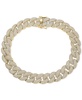 Men's Diamond Cuban Link Bracelet (10 ct. t.w) in 10k Gold