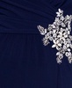 Women's Embellished Surplice Gown