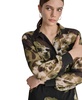Women's Printed Button-Front Long-Sleeve Shirt