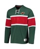 Men's Green Minnesota Wild Walter Lace-Up Long Sleeve Top