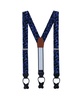Men's Christian the Romantic Brocade Silk Button End Suspenders