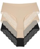 Women's 3-Pk. b.bare Cheeky Tanga Underwear 970467