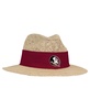 Men's Tan Florida State Seminoles Wellington Gambler Straw Hat