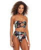 Women's Swept Away Knotted Cropkini Top & High Rise Bikini Bottoms, Exclusively at Macy's