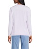Petite Relaxed Supima Cotton Long Sleeve Crew Neck T-Shirt