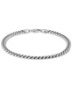 Men's Cuban Link Bracelet in 18k Gold-plated Sterling Silver & Sterling Silver