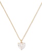 Gold-Tone Birthstone Heart Pendant Necklace, 16" + 3" extender