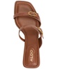 Women's Maymay Buckle Double Band Block-Heel Slide Sandals