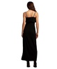Mora Pearl Strap Blouson Midi Dress