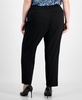 Women's Mid-Rise Slim-Leg Pull-On Pants