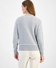 Women's Whip Stitch Dropped-Shoulder Cotton Sweater, Exclusively at Macy’s 