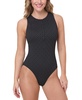 Women's Malibu Pointelle Snap-Neck Swimsuit
