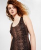 Petite Animal-Print Bodycon Midi Dress, Created for Macy's