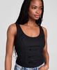 Women's Bow-Trim Sleeveless Top, Exclusively at Macy's