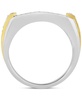 Men's Diamond Cluster Ring (1 ct. t.w.) in 10k Two-Tone Gold