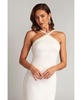 Women's Sicily Pearl Trim Halter Gown