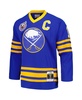 Men's Pat LaFontaine Royal Buffalo Sabres Captain Patch 1992/93 Blue Line Player Jersey