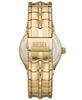Men's Vert Quartz Three Hand Date Gold-Tone Stainless Steel Watch 44mm