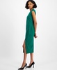 Women's Cap-Sleeve Crewneck Midi Sheath Dress, Created for Macy's