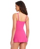Women's Grommet-Detail Square-Neck Swim Dress 
