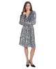 Women's Animal-Print Fit & Flare Dress