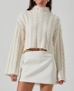 Women's Sloan Mock-Neck Cable-Knit Sweater