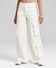 Women's High-Rise Wide-Leg Cargo Jeans, Exclusively at Macy's 