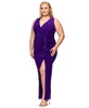 Plus Size V-Neck Gown