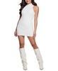 Women's Vero Fuzzy Sleeveless Sweater Dress