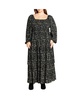 Plus Size Dahlia Tiered Maxi Dress
