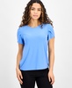 Women's Tulip-Sleeve Crewneck Top