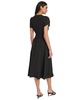 Women's Tulip-Sleeve Tie-Waist A-Line Dress