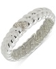 Crystal Pavè Sculptural Braid-Look Stretch Bracelet
