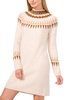 Women's Fair Isle Long-Sleeve Sweater Dress
