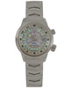 Women's Elise Swiss Tri-Time Stainless Steel Bracelet Watch 33mm