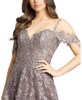 Women's Embellished Cold Shoulder Sweetheart A Line Gown