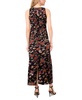 Women's Floral-Print Sleeveless Maxi Dress
