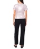 Women's Short Sleeve Crew Neck Metallic T-Shirt