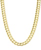 26" Open Curb Link Chain Necklace (5-3/4mm) in Solid 14k Gold