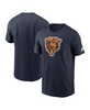 Men's Navy Chicago Bears Rewind Logo Essential T-Shirt