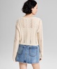 Women's Pointelle-Knit Scoop-Neck Cardigan, Exclusively at Macy's