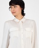 Women's Button-Front Long-Sleeve Blouse, Exclusively at Macy's