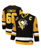 Men's Mario Lemieux Black Pittsburgh Penguins Big Tall 1991/92 Blue Line 2.0 Jersey