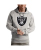 Men's Heather Gray Las Vegas Raiders Victory Pullover Hoodie