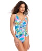 Women's Captiva Island Zip-Front One-Piece Swimsuit