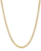  18" Bismark Link Chain Necklace (1-1/2mm) in 14k Gold