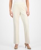 Petite Pull-On Straight-Leg Slash-Pocket Pants